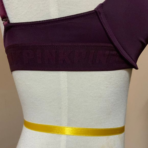 Victoria's Secret PINK Maroon Bra 34B 34C - Picture 3 of 6